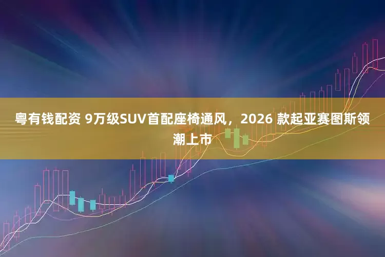 粤有钱配资 9万级SUV首配座椅通风，2026 款起亚赛图斯领潮上市