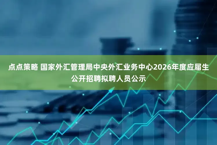 点点策略 国家外汇管理局中央外汇业务中心2026年度应届生公开招聘拟聘人员公示